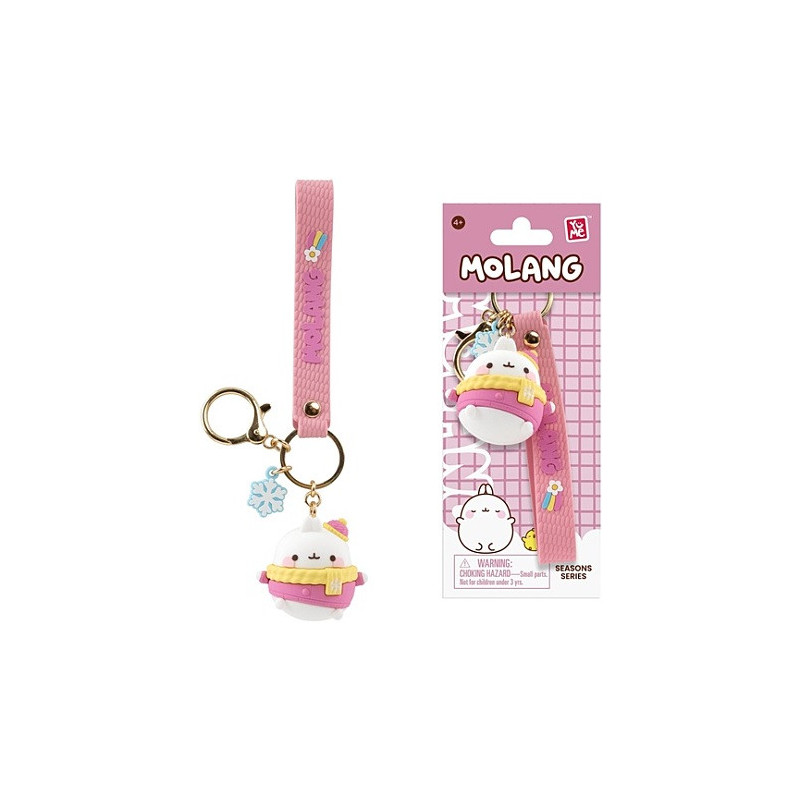 Molang - Porte-clé Weather Series Molang avec Flocon de Neige