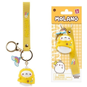 Molang - Porte-clé Weather Series Molang avec Arc-en-Ciel