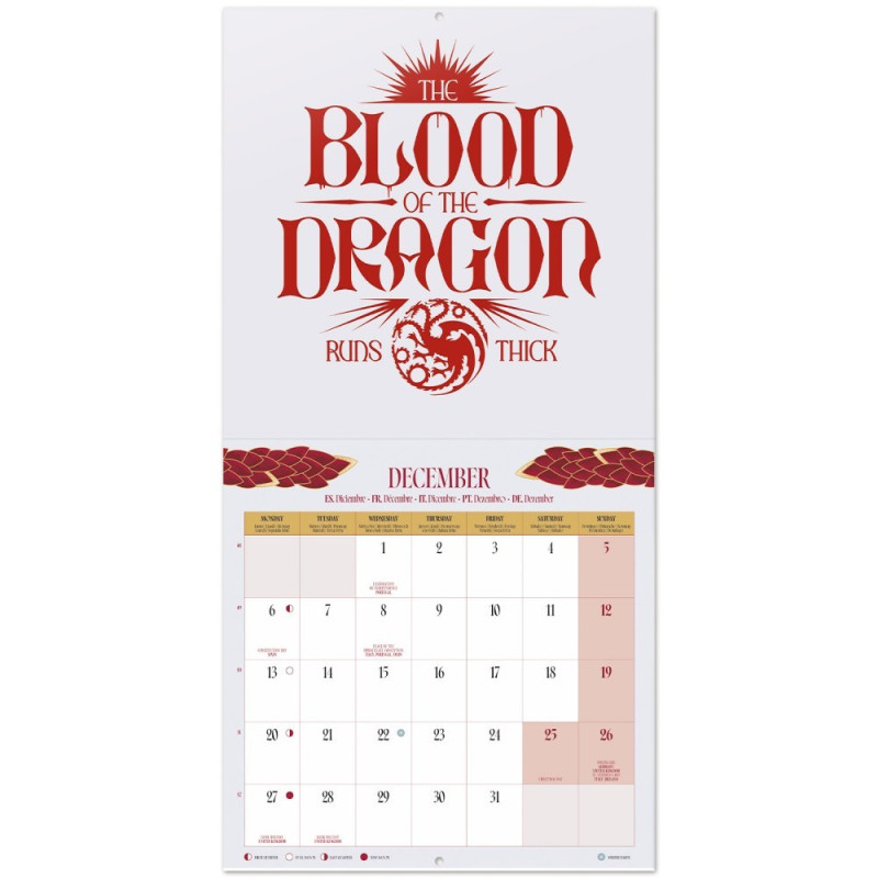 Game of Thrones - Calendrier 2027