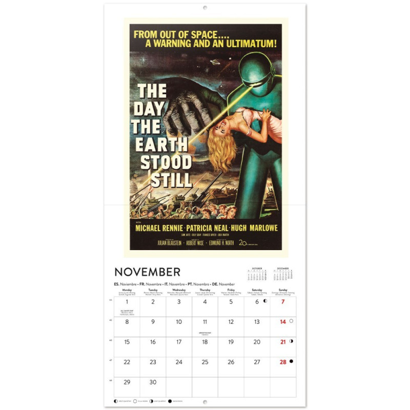 Films Retro Sci-Fi - Calendrier 2027