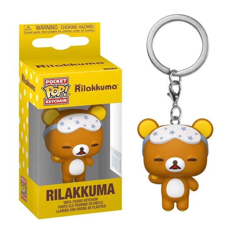 Rilakkuma - Pop! Pocket - Porte-clé Rilakkuma Sleepy