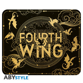 Fourth Wing - Tapis de souris Logo Doré