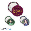 The Apothecary Diaries - Set de 3 badges Maomao Jinshi Logo - Abystyle