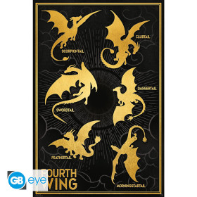 Fourth Wing - Grand Poster Dragons (61 x 91,5 cm)