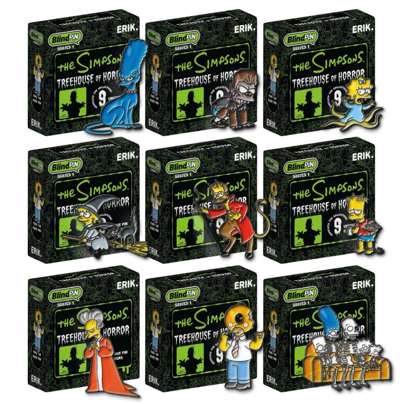 The Simpsons - Mystery Pins Serie 1 - 1 EXEMPLAIRE ALEATOIRE