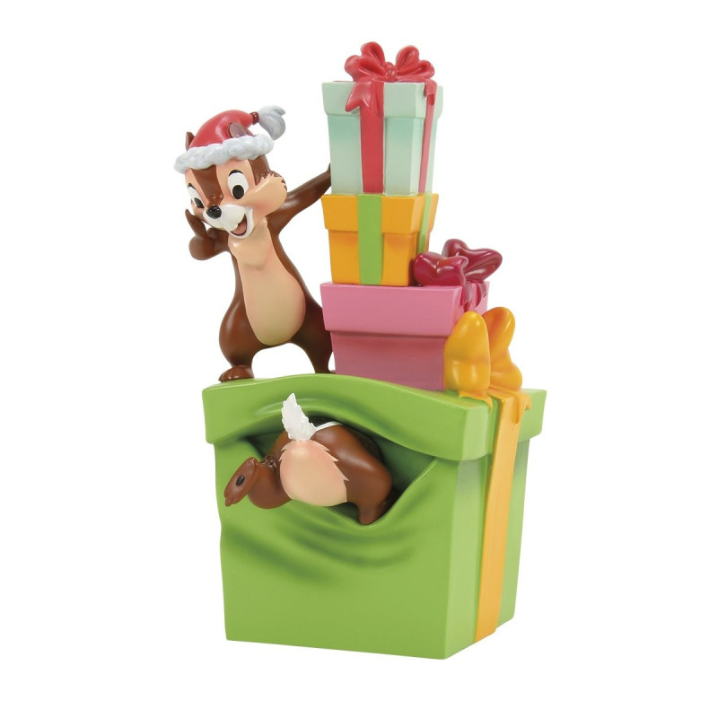 Disney : Tic & Tac - Showcase Collection - Figurine Christmas Chip'N'Dale