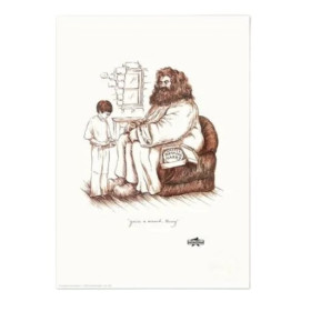 Harry Potter - Art Print "You're a Wizard Harry"