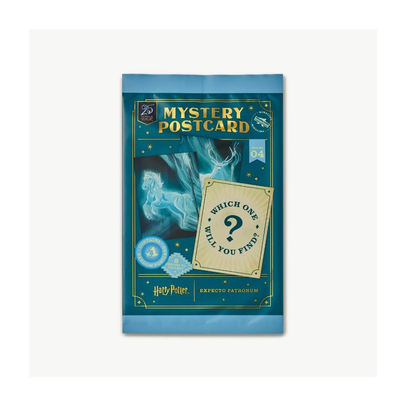 Harry Potter - Carte postale Mystery série 4 Expecto Patronum - 1 EXEMPLAIRE ALEATOIRE