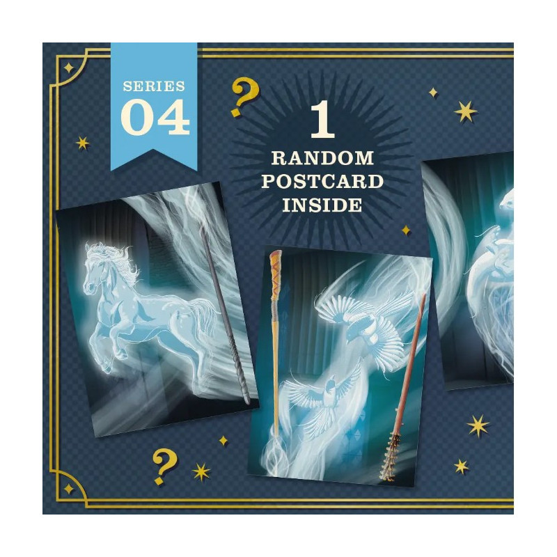 Harry Potter - Carte postale Mystery série 4 Expecto Patronum - 1 EXEMPLAIRE ALEATOIRE