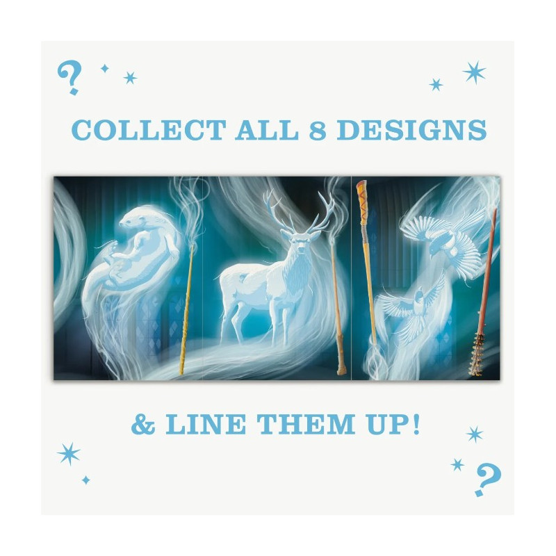 Harry Potter - Carte postale Mystery série 4 Expecto Patronum - 1 EXEMPLAIRE ALEATOIRE