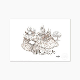 Harry Potter - Poster Art Print Magic at Home at Hogwarts