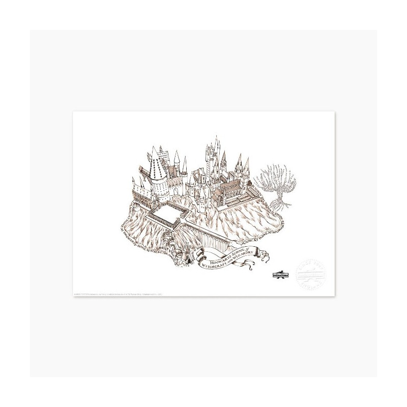 Harry Potter - Poster Art Print Magic at Home at Hogwarts