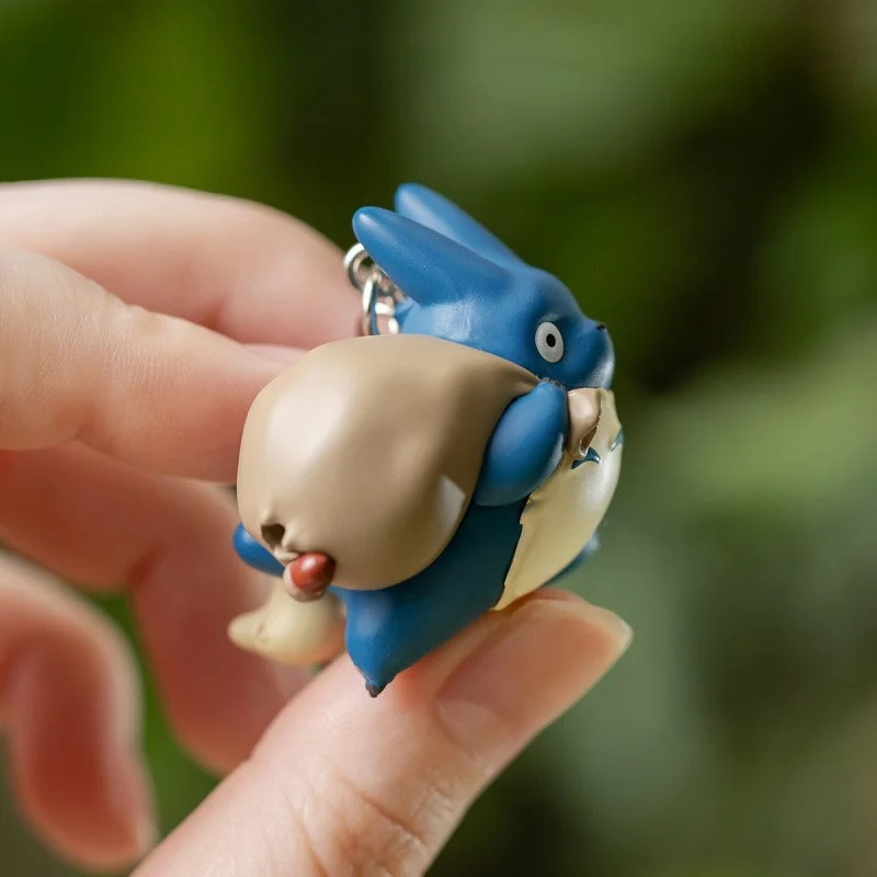 Mon voisin Totoro - Porte-clés 3D Course Totoro bleu & blanc - Benelic