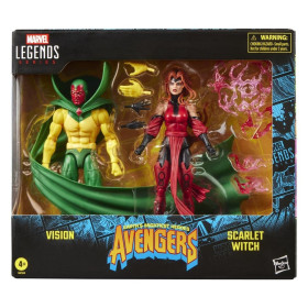 Marvel Legends : Avengers - Figurines Vision & Scarlet Witch 15 cm