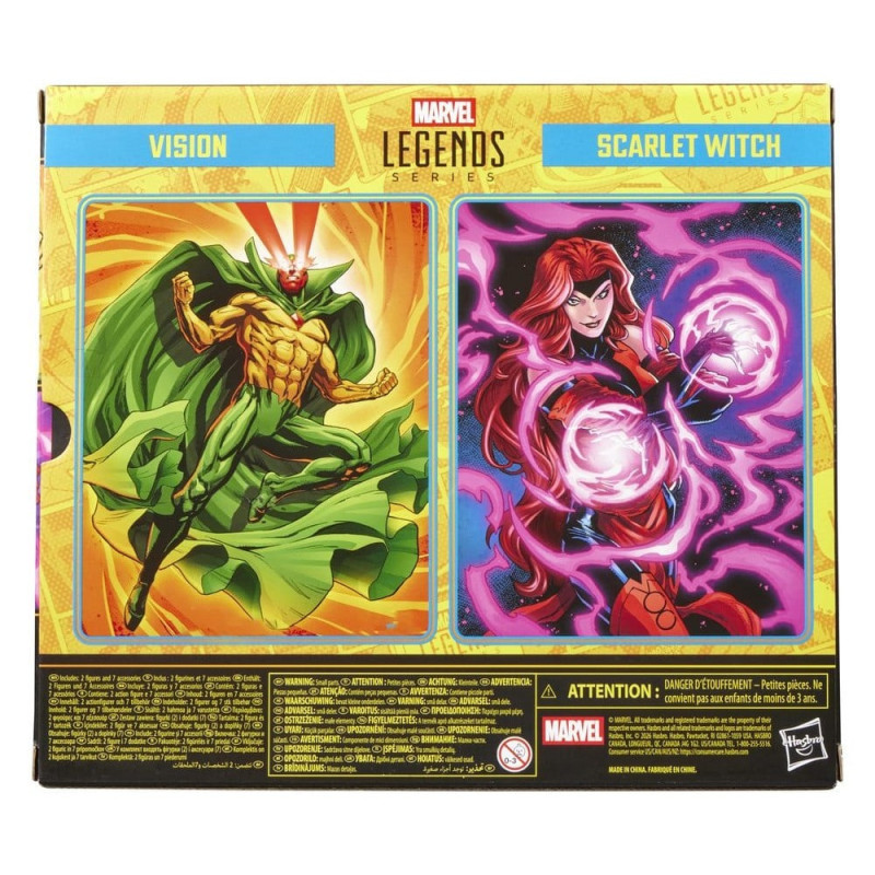 Marvel Legends : Avengers - Figurines Vision & Scarlet Witch 15 cm