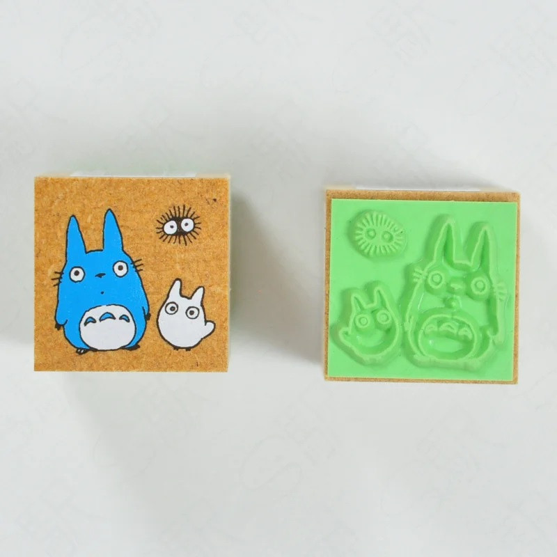 Mon Voisin Totoro – Tampon Totoro Bleu et Blanc - Ghibli