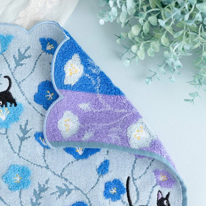 Kiki la Petite Sorcière - Serviette Jiji Fleur Bleue – Marushin