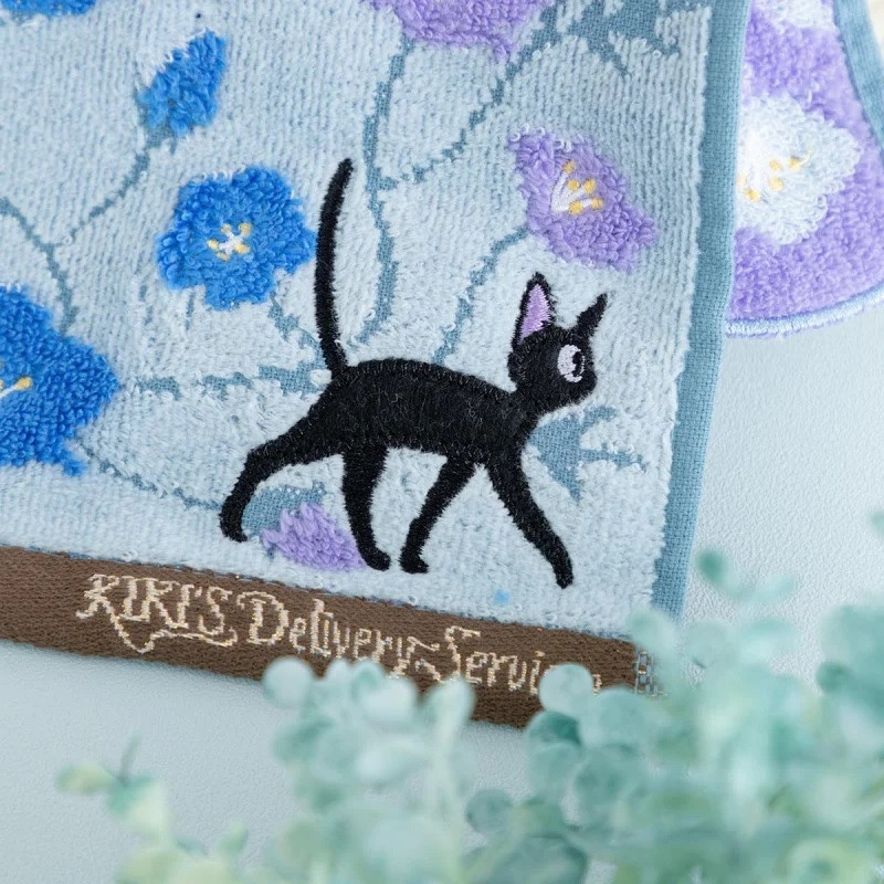 Kiki la Petite Sorcière - Serviette Jiji Fleur Bleue – Marushin