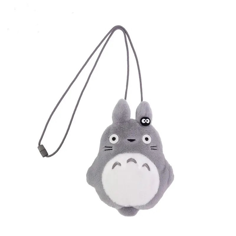 Mon voisin Totoro -  Sacoche peluche à cordon Totoro Gris