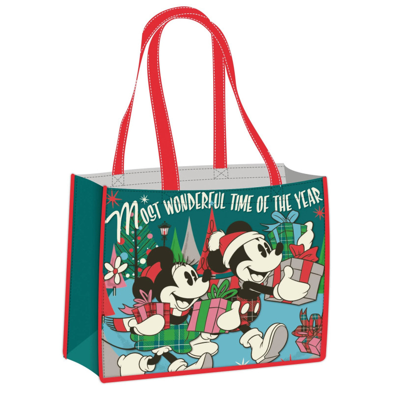 Disney : Mickey - Sac shopping Tote Bag Mickey & Minnie "Xmas"