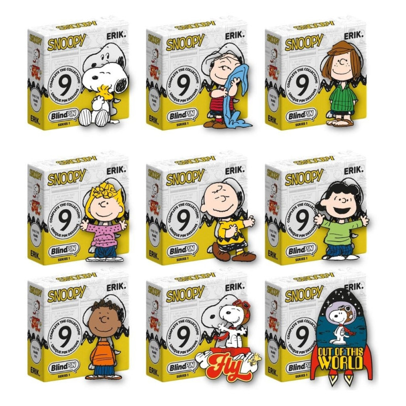 Peanuts - Mystery Pins Serie 1    1 EXEMPLAIRE ALEATOIRE