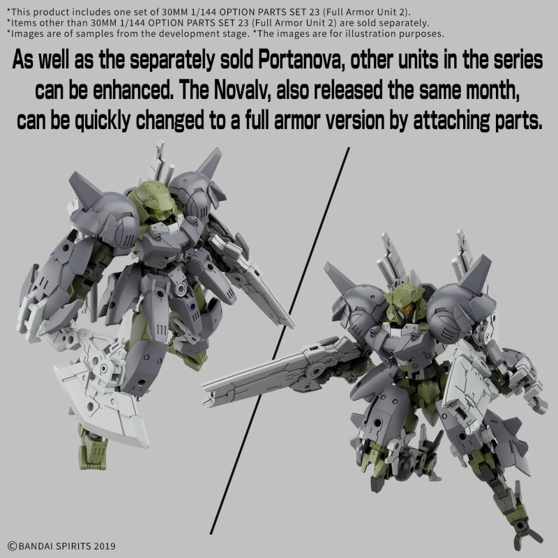 30 MM - 1/144 Option Parts Set 23 (Full Armor Unit 2) -Bandai