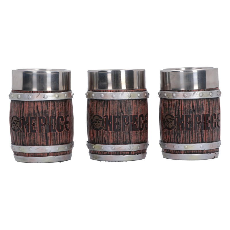 One Piece - Set de 3 Verres à Shot Barrel