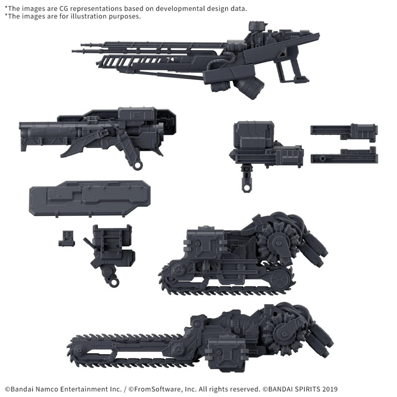 Armored Core VI – 1/144 Option Parts Weapon Set 07 - Bandai