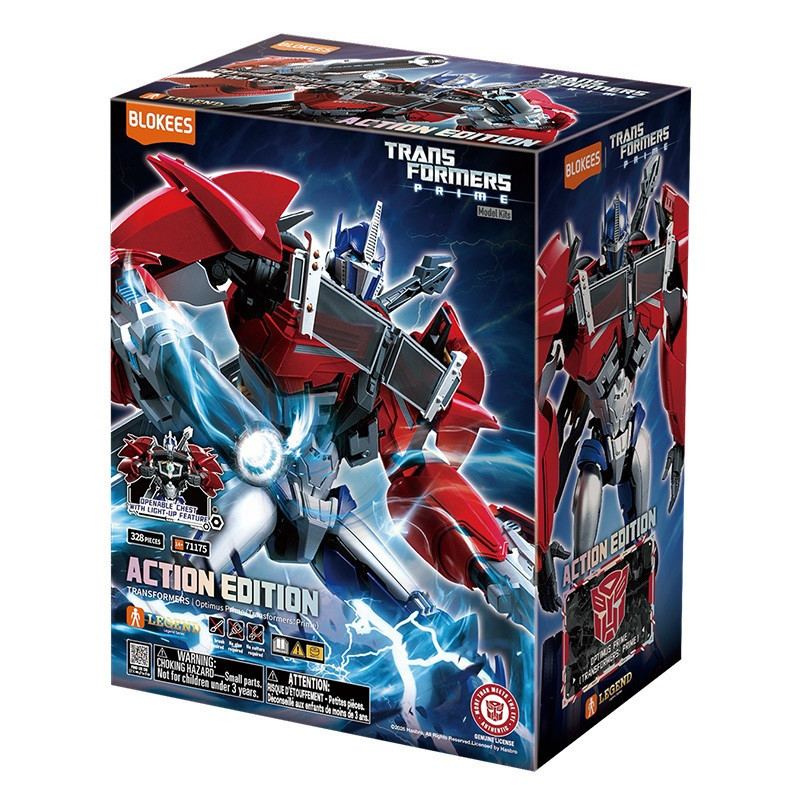 Transformers - Model Kit Maquette Blokees Action Edition Optimus Prime V2