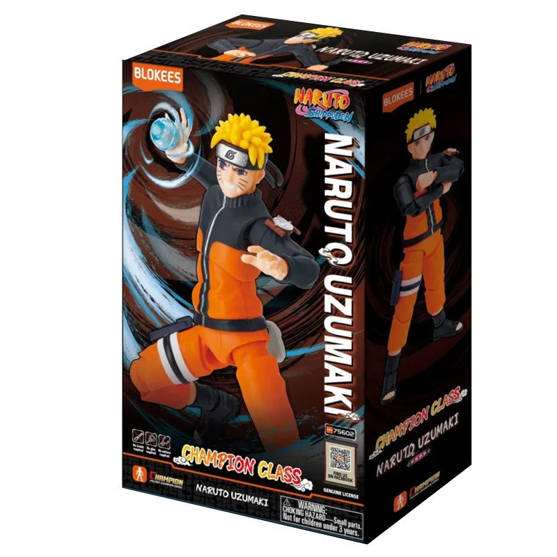 Naruto Shippuden - Figurine Blokees Classic Class 02 Naruto Uzumaki