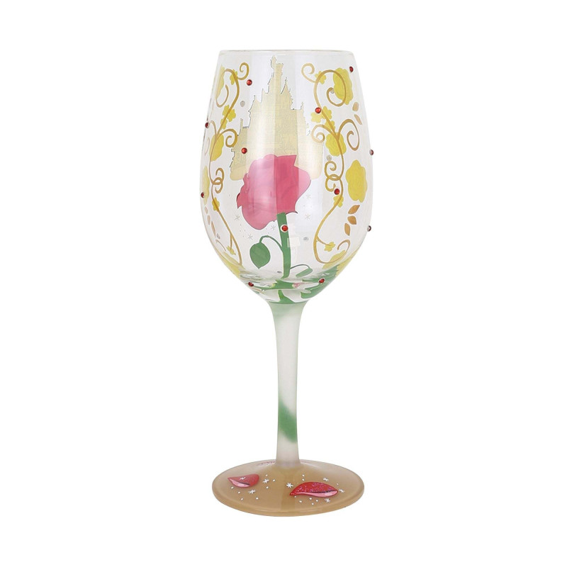 Disney : La Belle et la Bête - Verre à pied Bold Like a Rose - Enesco