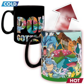 Pokémon - Mug thermo-réactif "Attrapez-les tous" 460 ml
