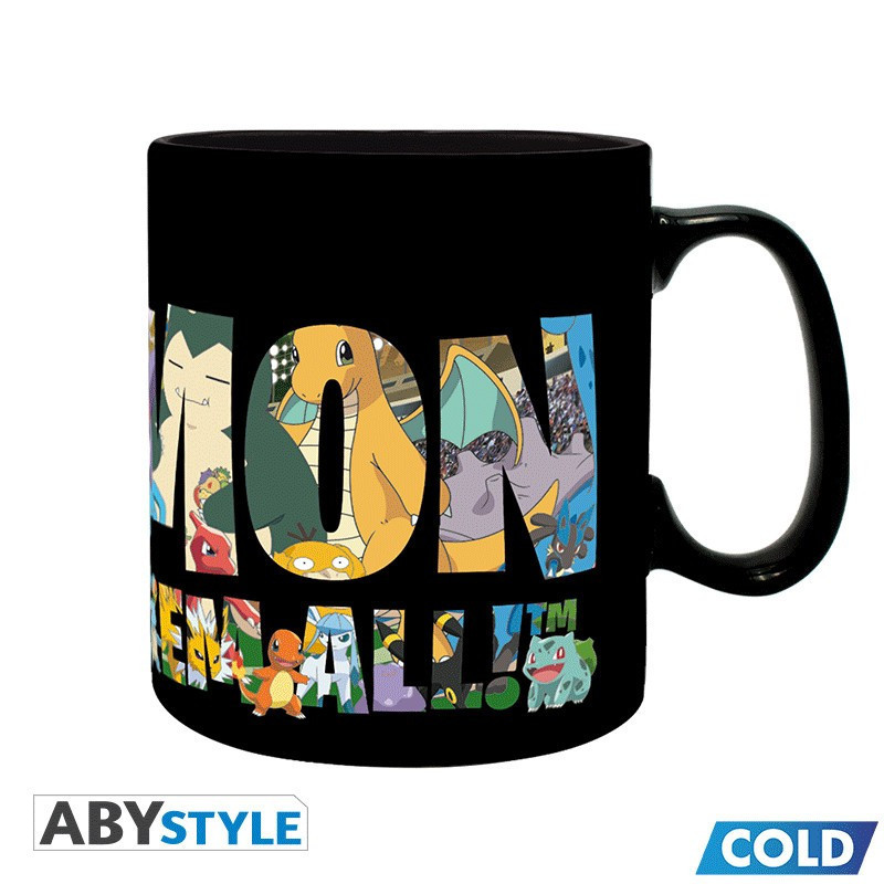 Pokémon - Mug thermo-réactif "Attrapez-les tous" 460 ml