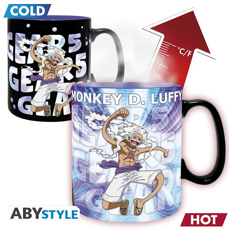 One Piece - Mug thermo-réactif Gear 5 460 ml