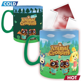 Animal Crossing - Mug thermo-réactif "Bienvenue sur l'île" 460 ml