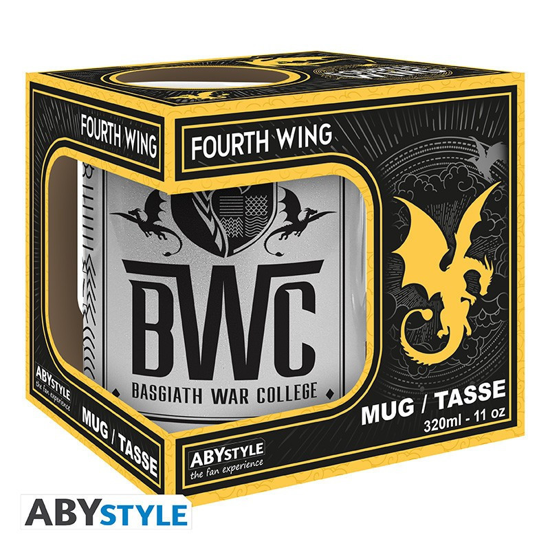 Fourth Wing - Mug Basgiath War College Silver 320 ml