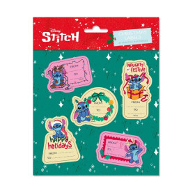 Disney : Lilo & Stitch - Étiquettes Adhésives Premium Noël