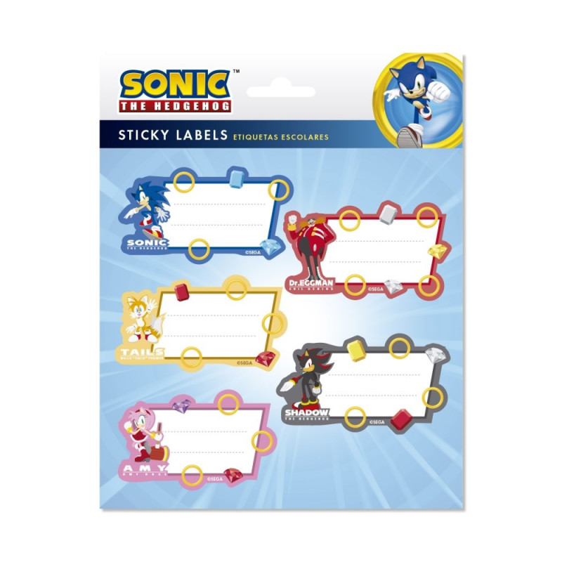 Sonic The Hedgehog - Etiquettes Adhésives Premium