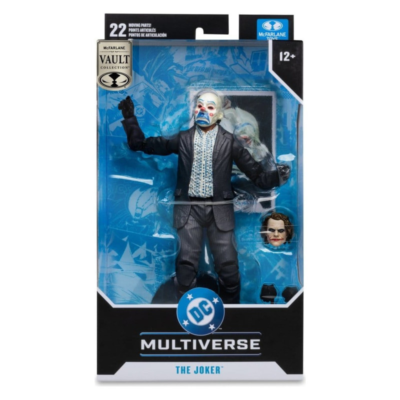 DC Comics - Figurine DC Multiverse McFarlane Vault Collection - The Joker Bank Robber (The Dark Knight) 18 cm