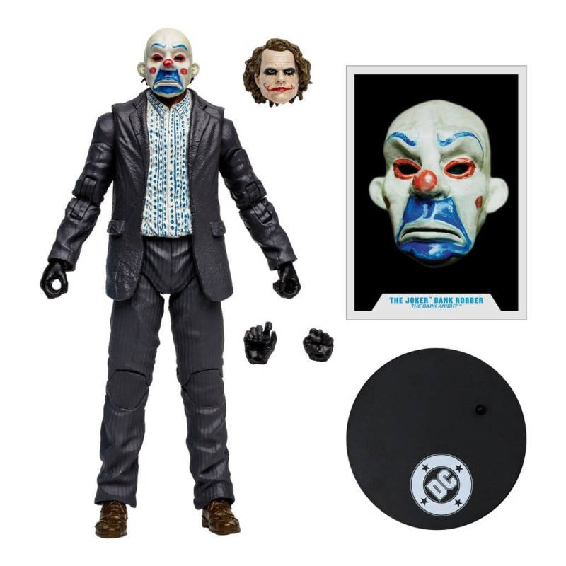 DC Comics - Figurine DC Multiverse McFarlane Vault Collection - The Joker Bank Robber (The Dark Knight) 18 cm