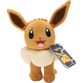 Pokémon - Peluche Côtelée Evoli 20 cm
