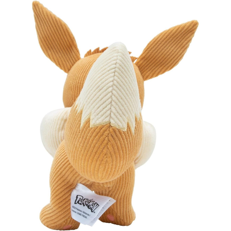 Pokémon - Peluche Côtelée Evoli 20 cm - Jazwares