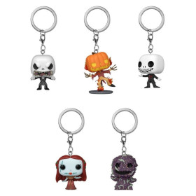 Nightmare Before Christmas - Mystery Pocket Pop! Porte-clés    1 EXEMPLAIRE ALEATOIRE