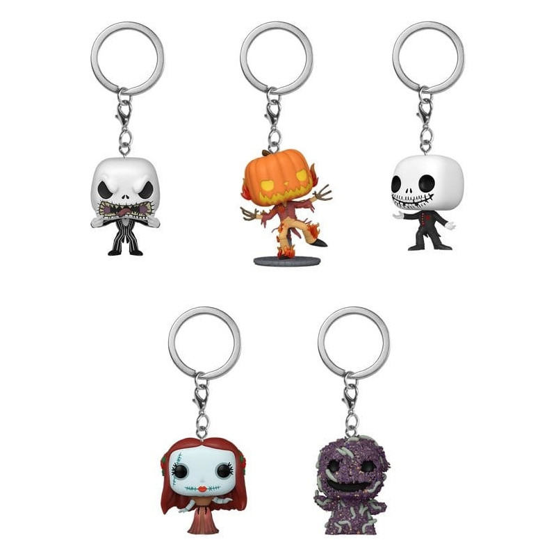 Nightmare Before Christmas - Mystery Pocket Pop! Porte-clés    1 EXEMPLAIRE ALEATOIRE