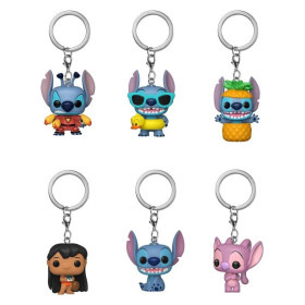 Disney : Lilo & Stitch - Mystery Pocket Pop! Porte-clés    1 EXEMPLAIRE ALEATOIRE