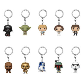 Star Wars - Mystery Pocket Pop! Porte-clés    1 EXEMPLAIRE ALEATOIRE