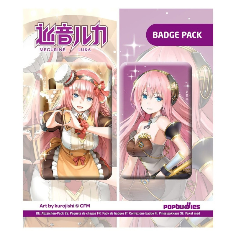 Vocaloid - Pack de 2 Pins Luka