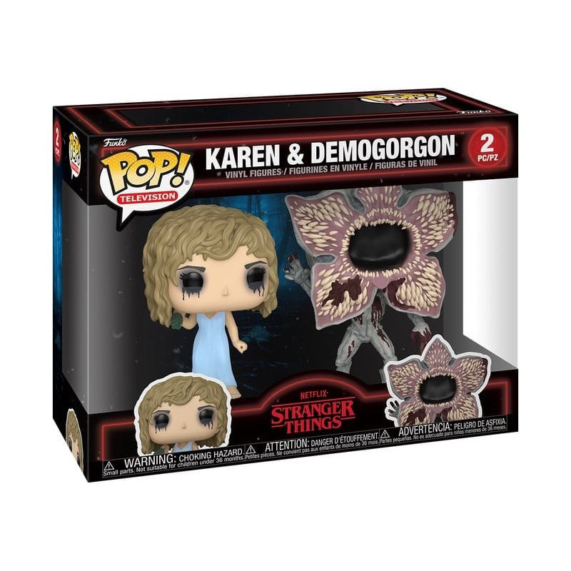 Stranger Things - Pop! - 2-Pack Karen & Demogorgon