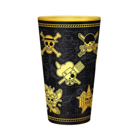 One Piece - Verre XXL Premium Gold Skulls 400 ml