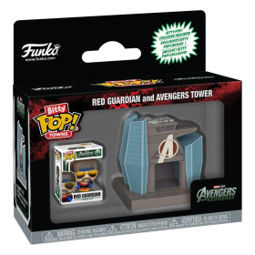 Marvel : Avengers Doomsday - Bitty Pop! Town - Red Guardian & Avengers Tower